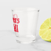 Red Cheers Y'all Schnapsglas (Rechts)