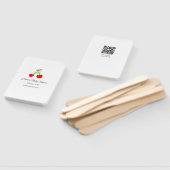 Red Chergreen bow add name date baby Dusche Fächer (Non-assembled)