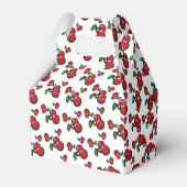 Red Cherries Birthday Party Gefallen Geschenkschachtel (Rückseite)