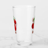 Red Cherries Cluster Design Personalisiert Glas (Links)