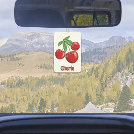 Red Cherries Design Personalisiert Autolufterfrischer