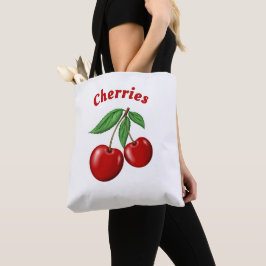 Red Cherries Design Personalisiert Tasche