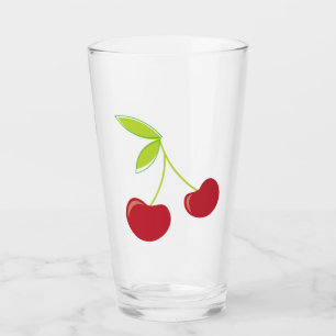 Red Cherries Glas
