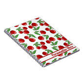 Red Cherries Graphic Personalisiert Notizblock (Rechte Seite)