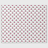 Red Cherries Morden Pattern Geschenkpapier (Flach)
