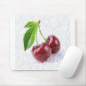 Red Cherries Mousepad (Mit Mouse)