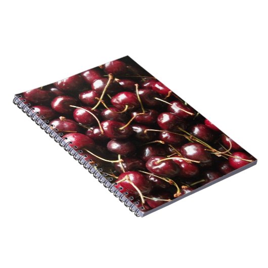 Red Cherries Notebook Notizblock (Rechte Seite)