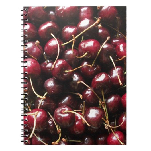 Red Cherries Notebook Notizblock (Vorderseite)