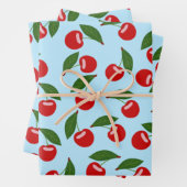 Red Cherries Pattern Geschenkpapier Set (Beispiel)