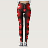 Red Cherries Playful Leggings - Ihre Farben (Vorderseite)