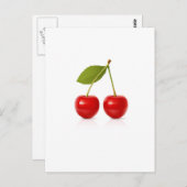 Red Cherries Postkarte (Vorne/Hinten)