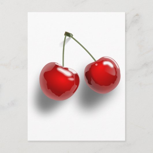 Red Cherries Postkarte (Vorderseite)