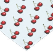 Red Cherries Tableclout - Farbe auswählen Tischdecke (Schrägansicht)