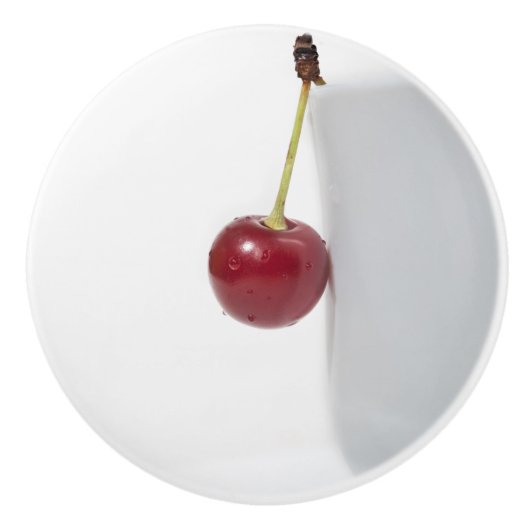 Red Cherry Berry Keramikknauf (Vorderseite)