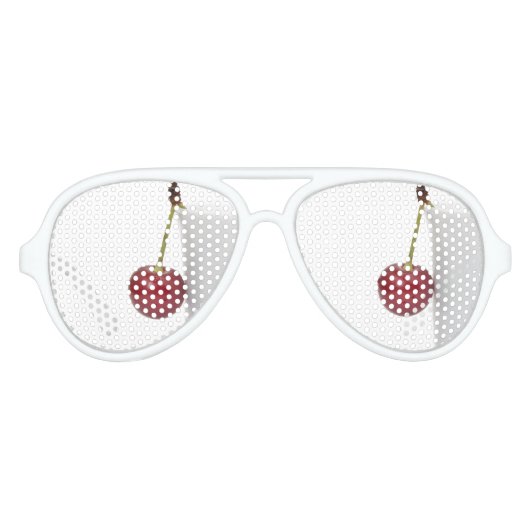 Red Cherry Berry Partybrille (Vorderseite)