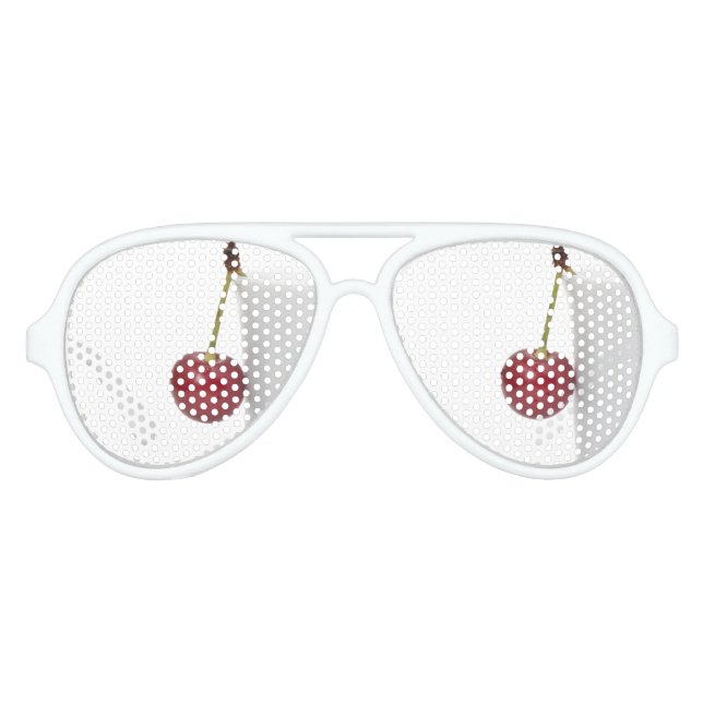Red Cherry Berry Partybrille (Vorderseite)