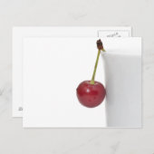 Red Cherry Berry Postkarte (Vorne/Hinten)