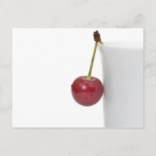 Red Cherry Berry Postkarte