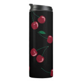Red Cherry Black Thermosbecher (Nach rechts gedreht)