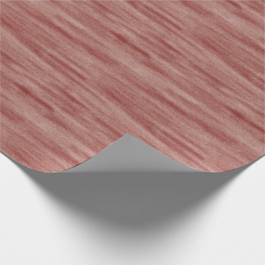 Red Cherry Blush Christmas Geschenkpapier (Ecke)