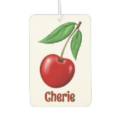 Red Cherry Design Personalisiert Autolufterfrischer (Vorderseite)