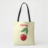 Red Cherry Design Personalisiert Tasche (Vorderseite)