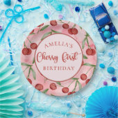 Red Cherry First Birthday Paper Teller (Party)
