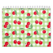 Red Cherry Frucht Grüne Blätter Pastel Lumberjack Kalender (Titelbild)