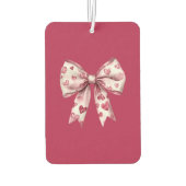 Red Cherry Hearts Autolufterfrischer (Rückseite)