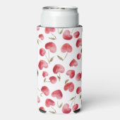 Red Cherry Hearts Selters Dosenkühler (Seltzer Rückseite)