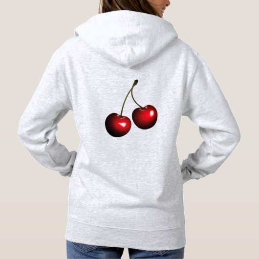 Red Cherry Hoodie Frucht (Rückseite)