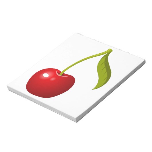 Red Cherry Notizblock (Rotiert)