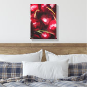 Red Cherry Painting - Still-Life Illustration Leinwanddruck (Insitu (Schlafzimmer))