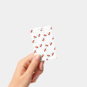 Red Cherry Pattern Ausweis (Handheld)