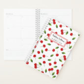 Red Cherry Pattern | Personalisierter Planer (Anzeige)