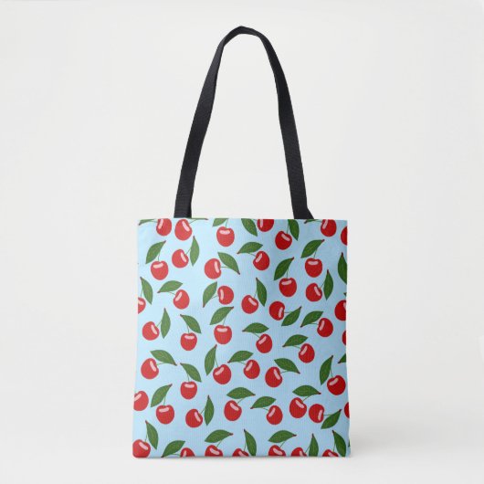 Red Cherry Pattern Tasche (Vorderseite)