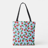 Red Cherry Pattern Tasche (Rückseite)
