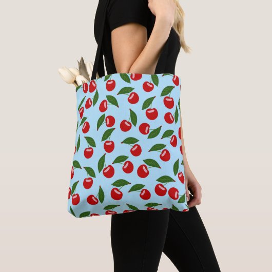 Red Cherry Pattern Tasche (Von Nahem)