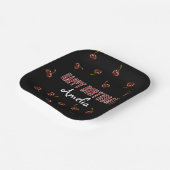 Red Cherry Personalisiertes Party Pappteller (Gewinkelt)