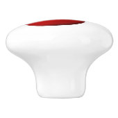 Red Cherry Retro Style Fruchtdesign Keramikknauf (Seitenansicht)