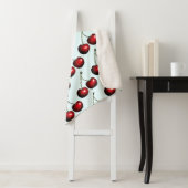 Red Cherry Sherpa Blanket Ihre Farben Sherpadecke (Beispiel)