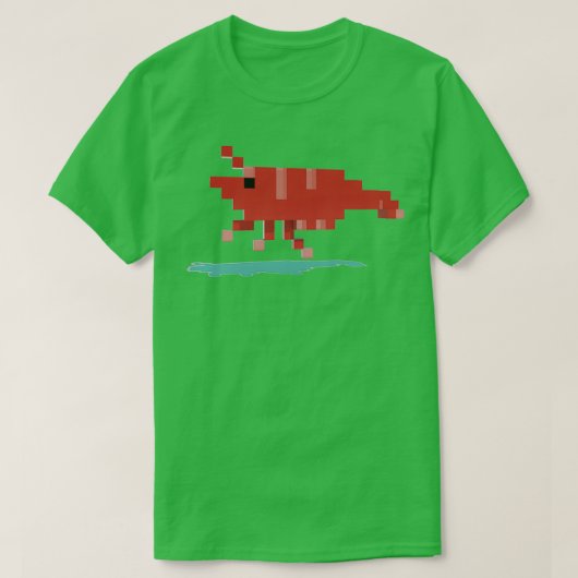 Red Cherry Shrimp T-Shirt (Design vorne)