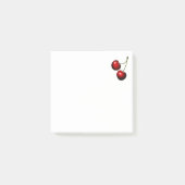 Red Cherry Sticky Notes Post-it Klebezettel (Vorderseite)