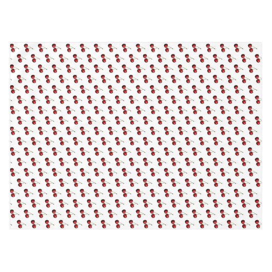 Red Cherry Tablecloth Tischdecke (Vorderseite (Horizontal))