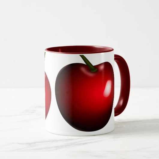 Red Cherry Tasse (VorderseiteRechts)