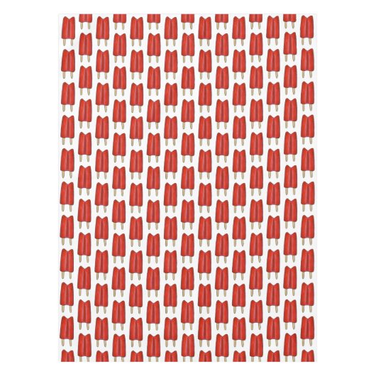 Red Cherry Twin Pop Popsily Ice Lolly Summer Food Tischdecke (Vorderseite)