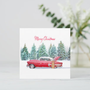 Red Chevrolet Weihnachten