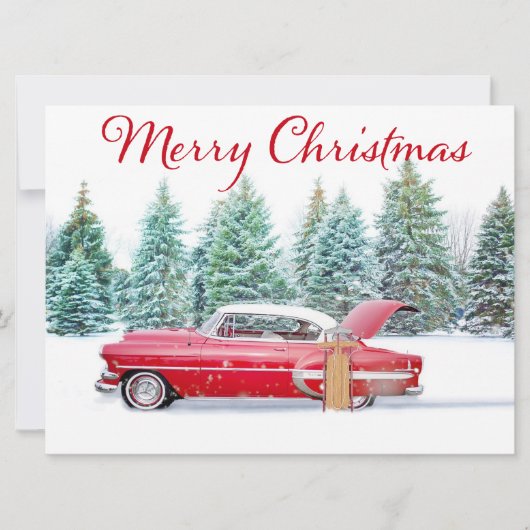 Red Chevrolet Weihnachten (Vorderseite)