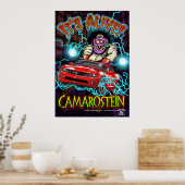 Red Chevy Camaro RS Poster (Küche)