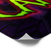 Red Chevy Camaro SS Poster (Ecke)